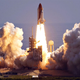 The Shuttle <I>Discovery</I> blasts off on a whim.